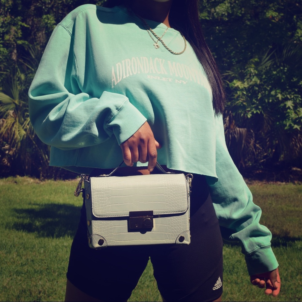 Custom Teal Sweater Size Large